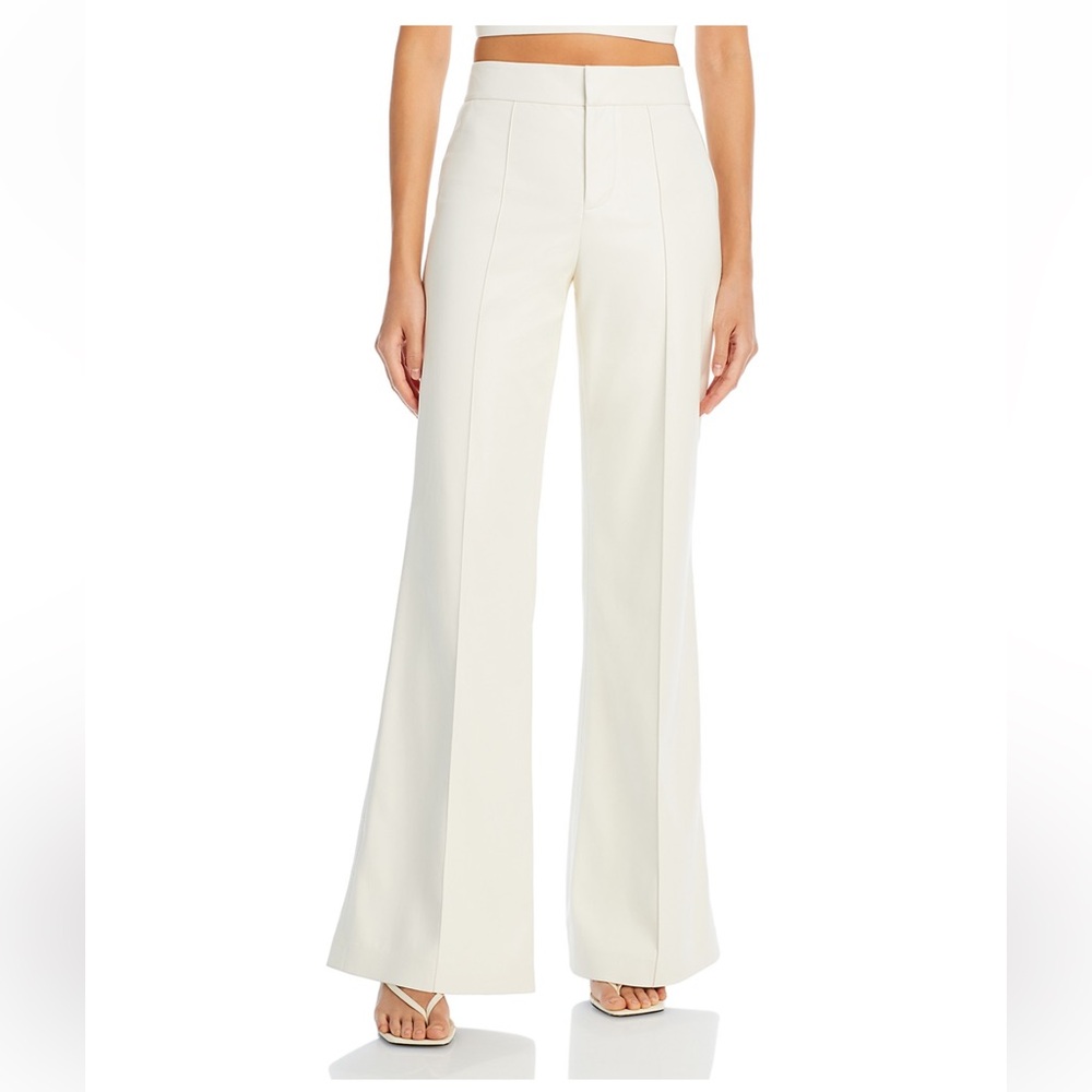 Alice + Olivia Dylan High Waist Wide Leg Pant Size 8